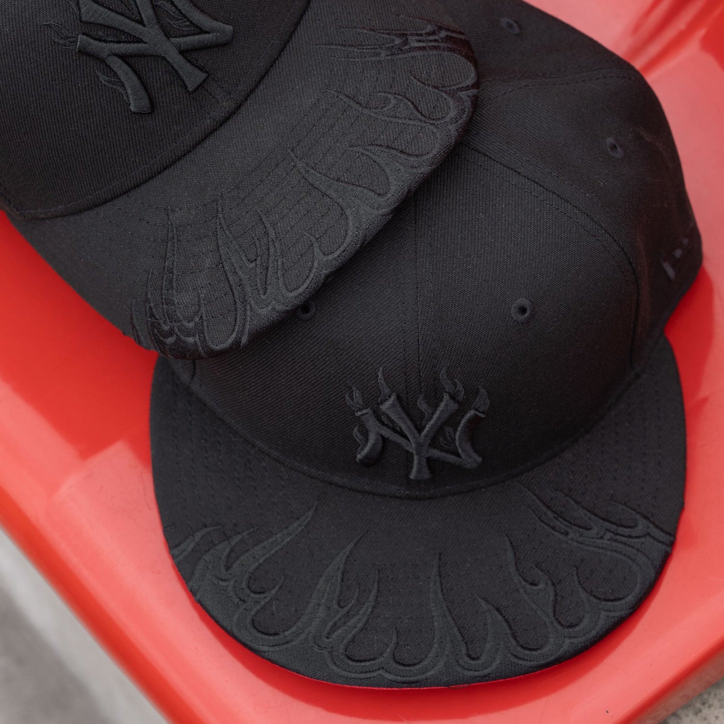 FAM Exclusive — New York Yankees MLB Flame Red UV 59FIFTY Fitted