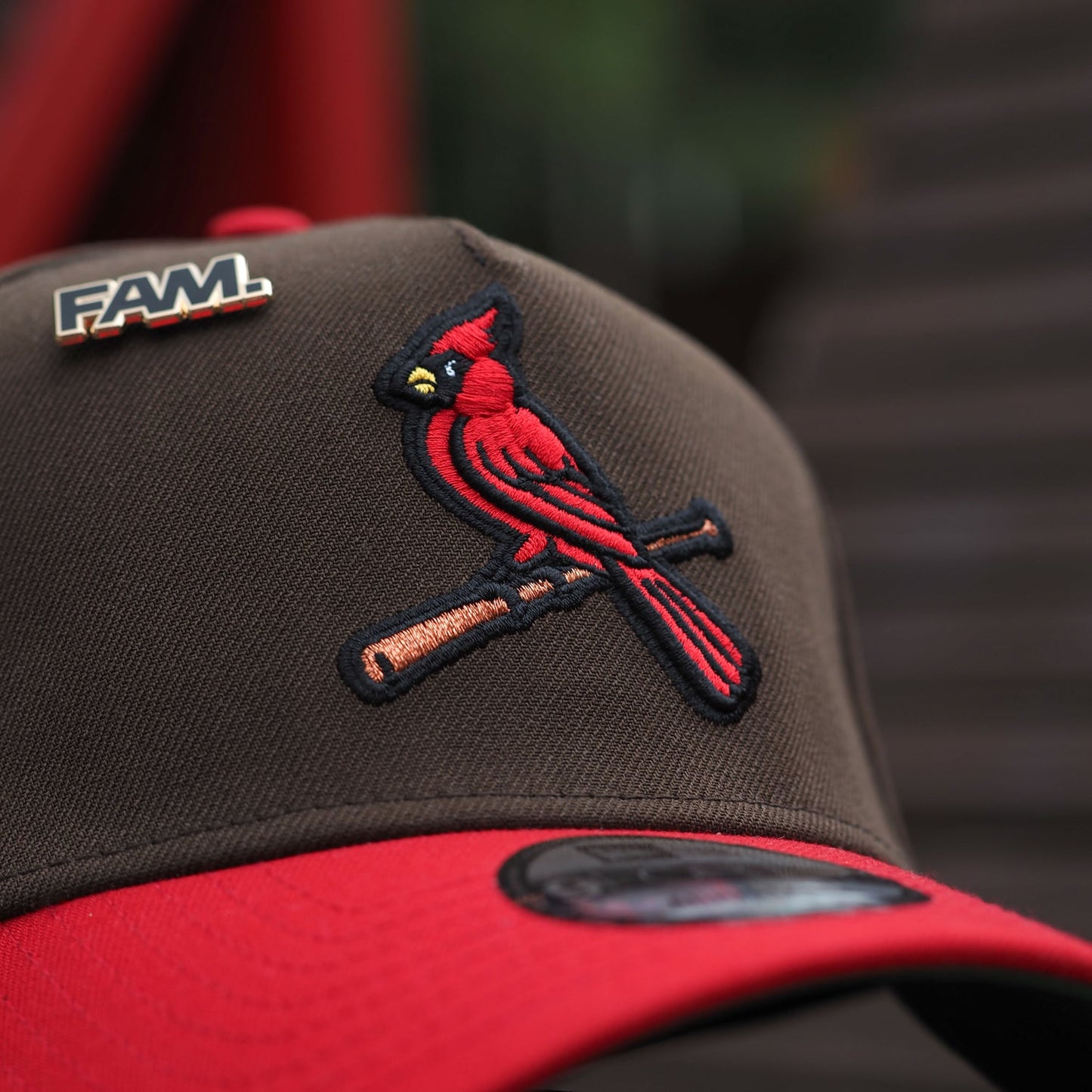 FAM Exclusive — St. Louis Cardinals Walnut 9FORTY A-Frame Snapback