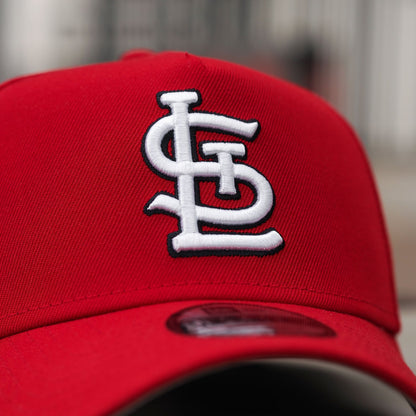 FAM Exclusive — St. Louis Cardinals Busch Stadium Scarlet 9FORTY A-Frame Snapback