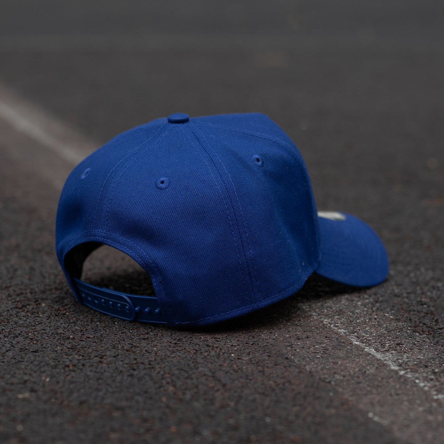 FAM Exclusive —  Los Angeles Dodgers Supermicro LA Logo Royal 9FORTY A-Frame Snapback