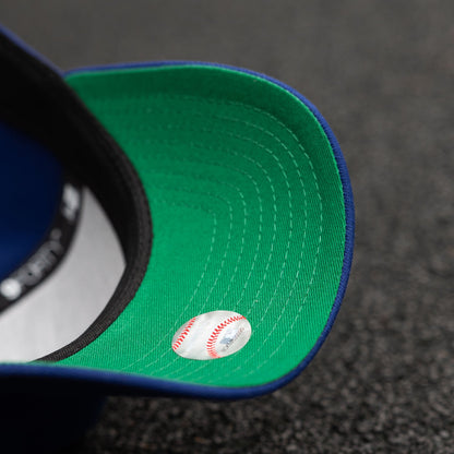 FAM Exclusive —  Los Angeles Dodgers Supermicro LA Logo Royal 9FORTY A-Frame Snapback