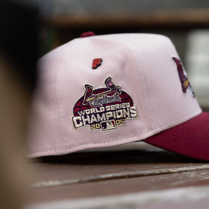 FAM Exclusive — Sant Louis Cardinals Pink Cardinal Two Tone 9FORTY A-Frame Snapback