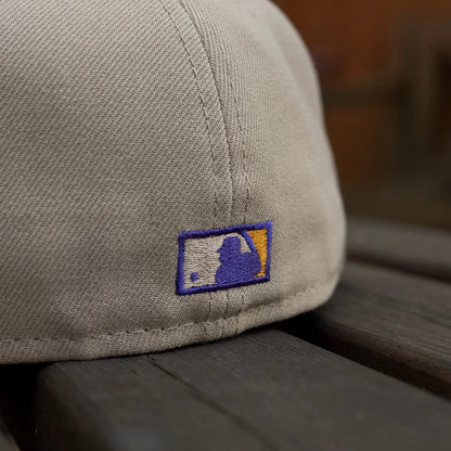 FAM Exclusive — Atlanta Braves Beige y Viscera Morada 59FIFTY Fitted