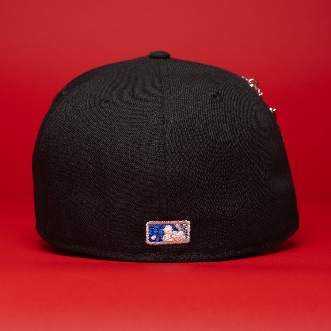 Los Angeles Dodgers Black with Embroidery Thunder 59FIFTY Fitted