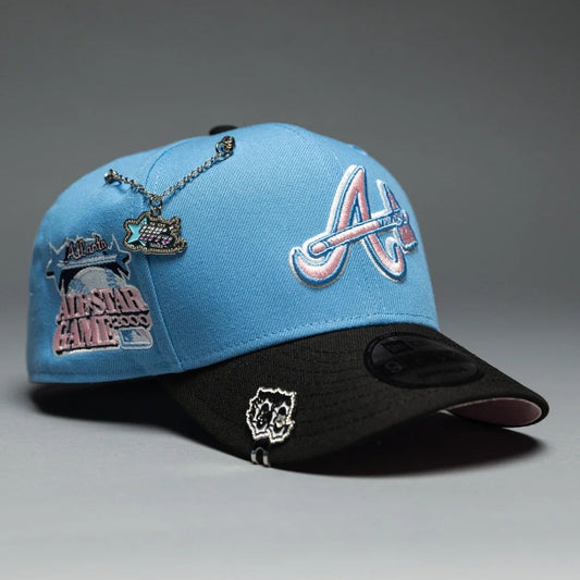 Atlanta Braves Sky Blue/Black 9FIFTY Snapback