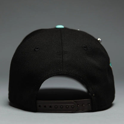 Anaheim Ducks Black/Teal 9FIFTY Snapback