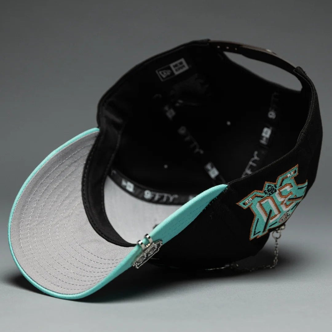 Anaheim Ducks Black/Teal 9FIFTY Snapback