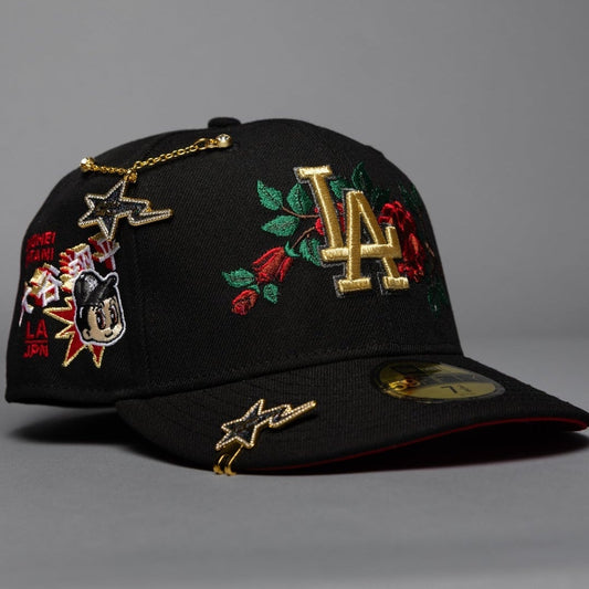 Los Angeles Dodgers Embroidery + Shohei Ohtani Side Patch 59FIFTY Fitted