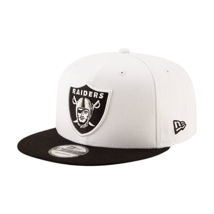 Las Vegas Raiders Blanco/Negro 9FIFTY Snapback