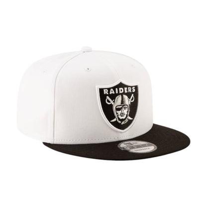 Las Vegas Raiders Blanco/Negro 9FIFTY Snapback