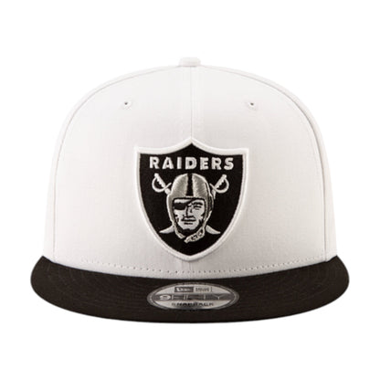 Las Vegas Raiders Blanco/Negro 9FIFTY Snapback