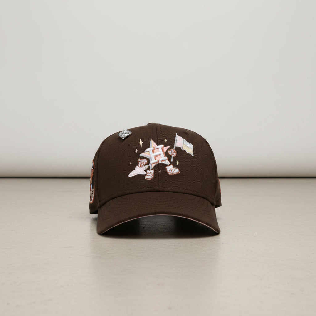Houston Astros Apollo 11 Brown Cartoon 59FIFTY Fitted