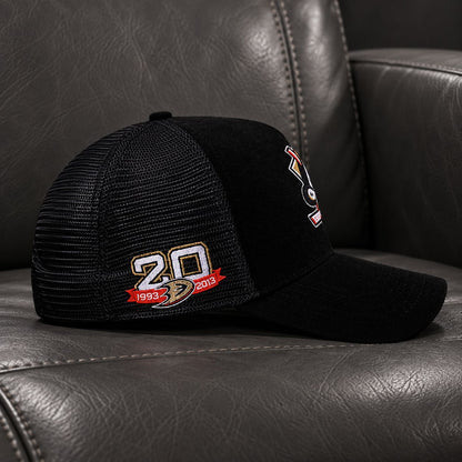 Anaheim Ducks 20th Anniversary Velvet Trucker Edition 9FORTY A-Frame Snapback