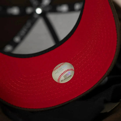 FAM Exclusive ― Atlanta Braves Walnut Scarlet UV 9FORTY A-Frame Snapback