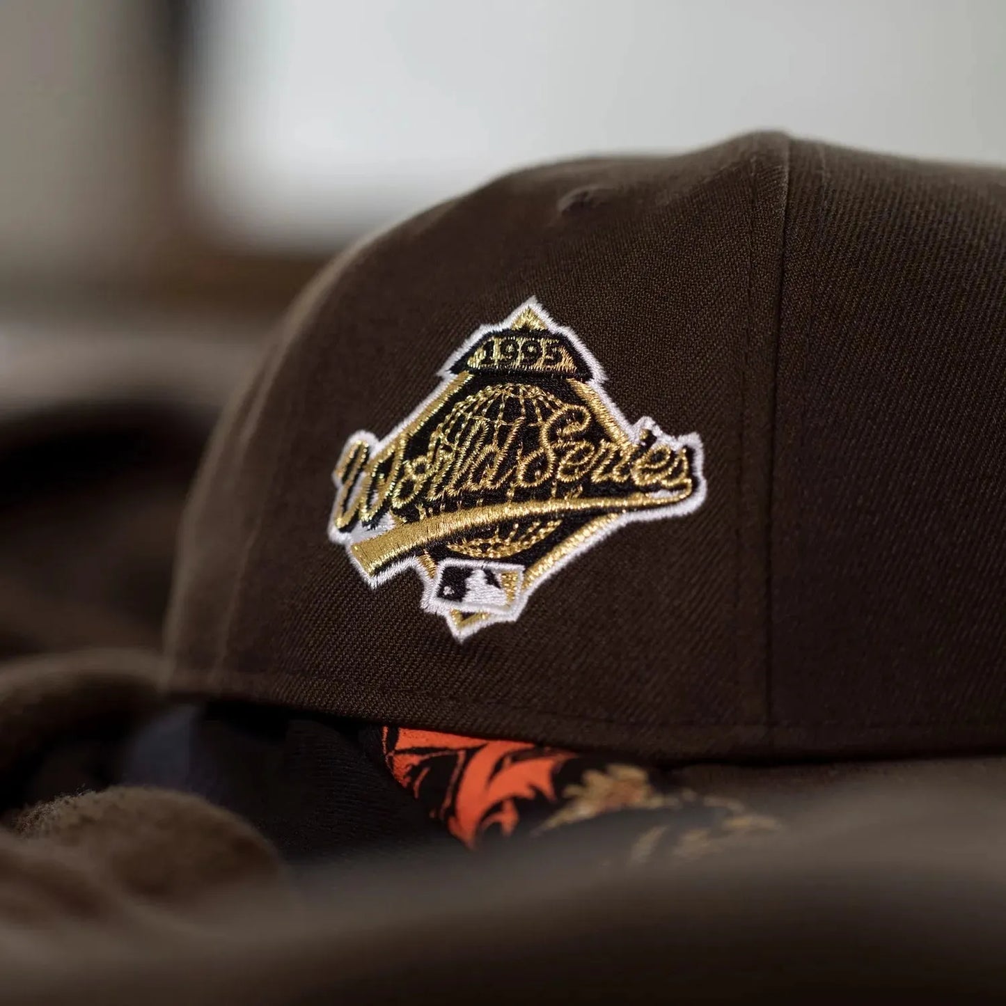 FAM Exclusive ― Atlanta Braves Walnut Scarlet UV 9FORTY A-Frame Snapback
