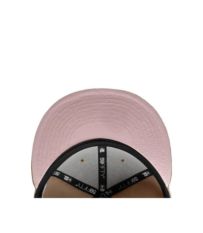 Los Angeles Dodgers Camel Khaki Pink 59FIFTY Fitted