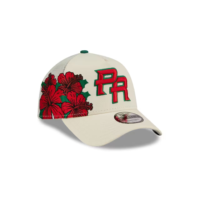 Puerto Rico World Classic Embroidery 9FORTY A-Frame Trucker