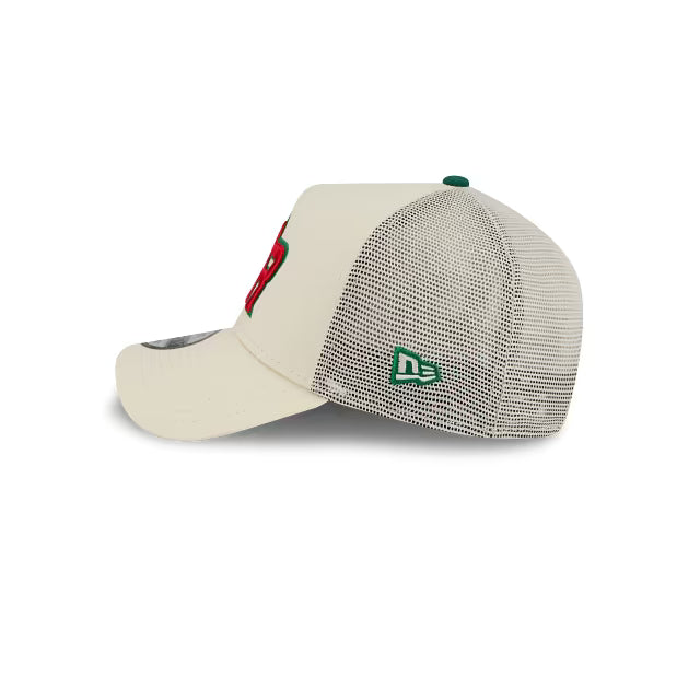 Puerto Rico World Classic Embroidery 9FORTY A-Frame Trucker