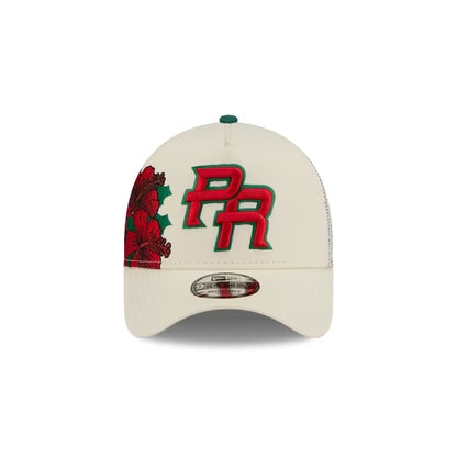 Puerto Rico World Classic Embroidery 9FORTY A-Frame Trucker