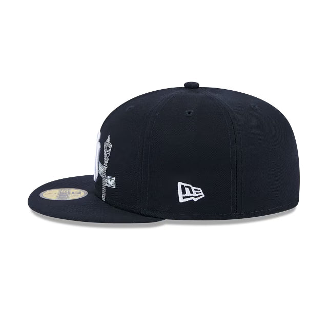 New York Yankees State Stitch 59FIFTY Fitted