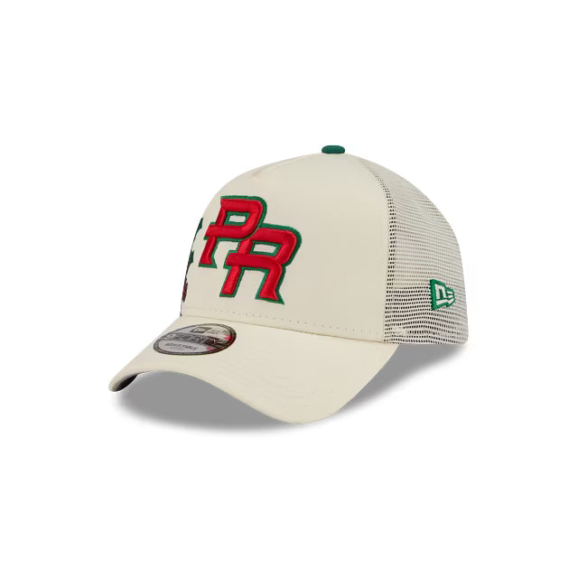 Puerto Rico World Classic Embroidery 9FORTY A-Frame Trucker