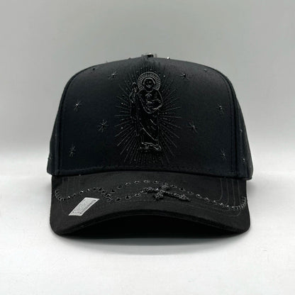 San Judas Crystal Total Black