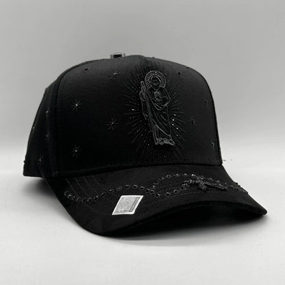 San Judas Crystal Total Black
