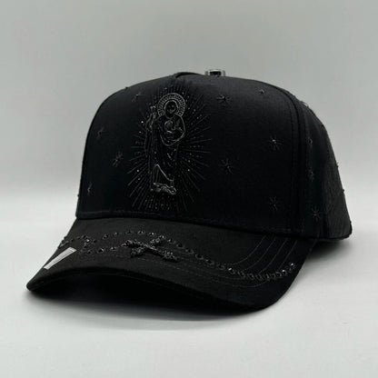 San Judas Crystal Total Black