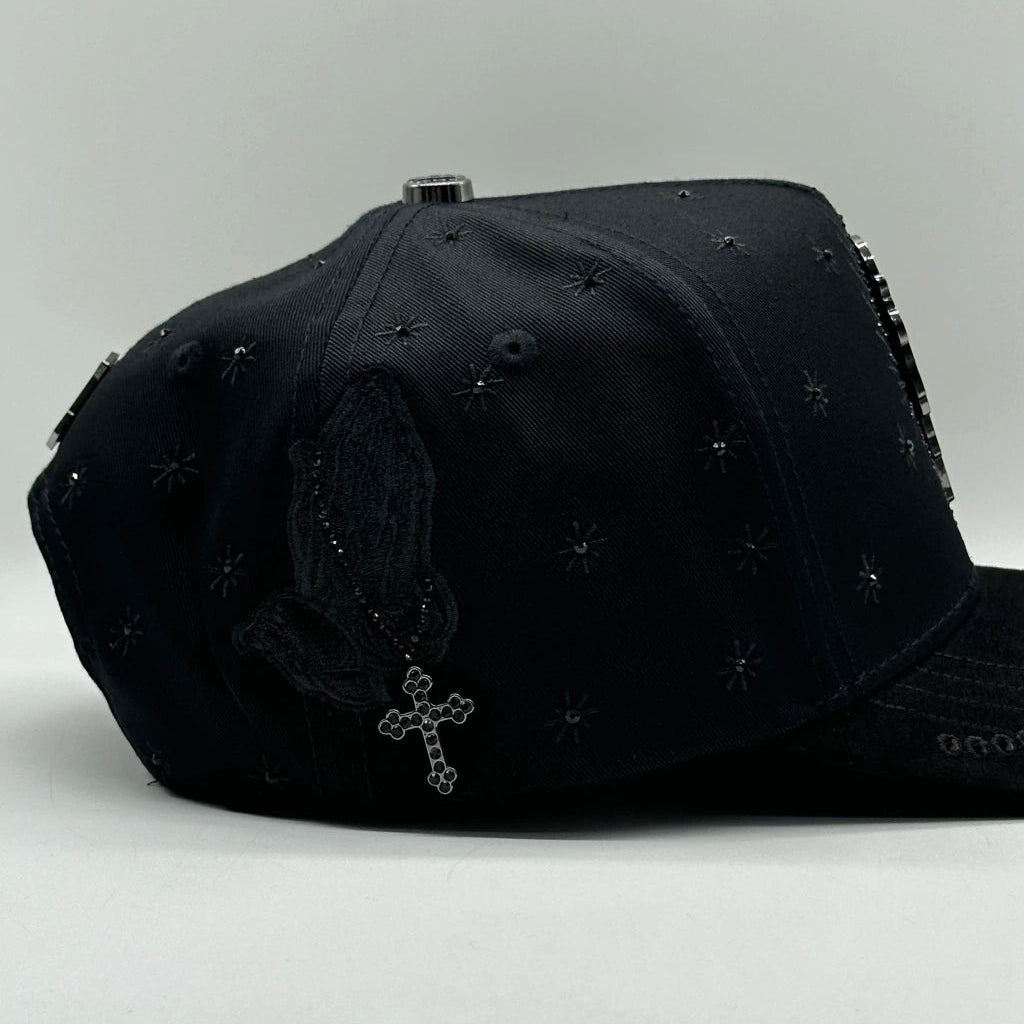 San Judas Crystal Total Black