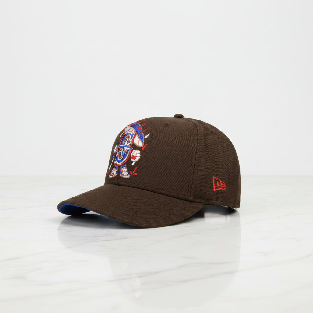 Seattle Mariners Brown Cartoon 59FIFTY Fitted