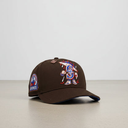 Seattle Mariners Brown Cartoon 59FIFTY Fitted