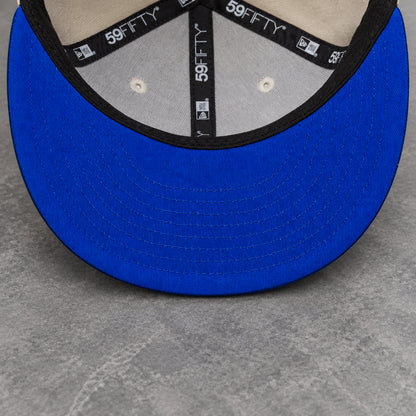 New York Yankees League Essential Cream Blue 59FIFTY Fitted