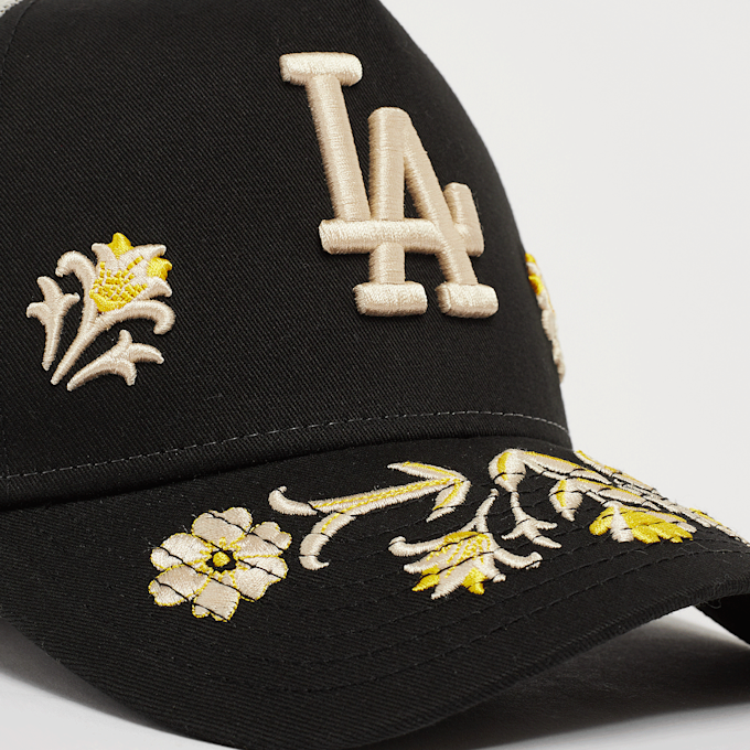 Los Angeles Dodgers Floral Icon Trucker A-Frame Snapback