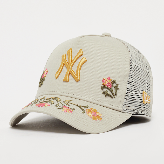 New York Yankees Floral Icon Trucker A-Frame Snapback
