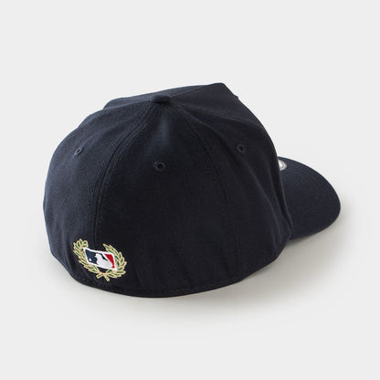 Los Angeles Dodgers Navy Wreath 39THIRTY A-Frame Fitted