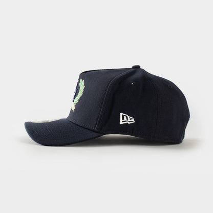 Los Angeles Dodgers Navy Wreath 39THIRTY A-Frame Fitted