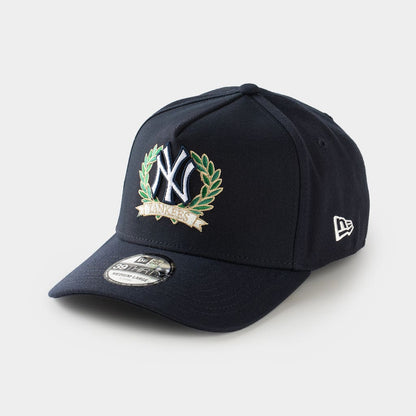 New York Yankees Navy Wreath 39THIRTY A-Frame Fitted