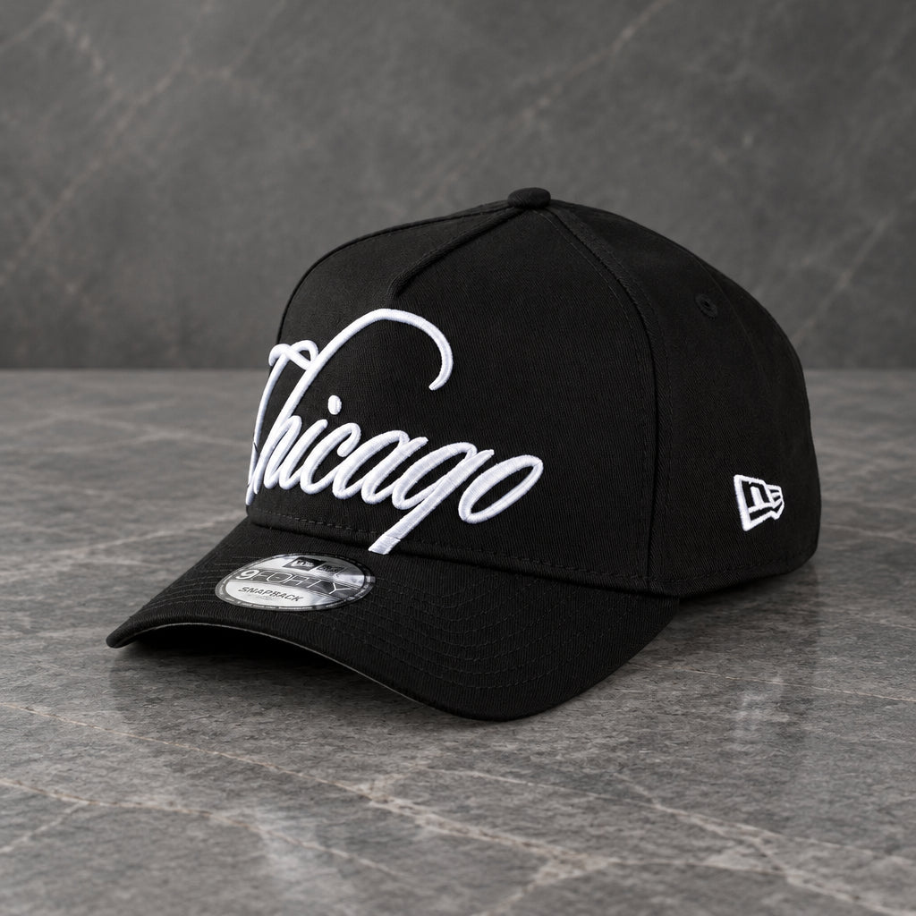Chicago White Sox Script 9FORTY A-Frame Snapback