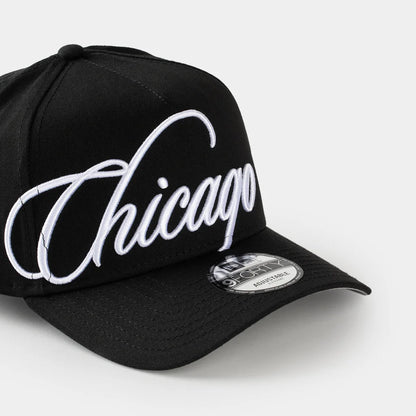 Chicago White Sox Script 9FORTY A-Frame Snapback