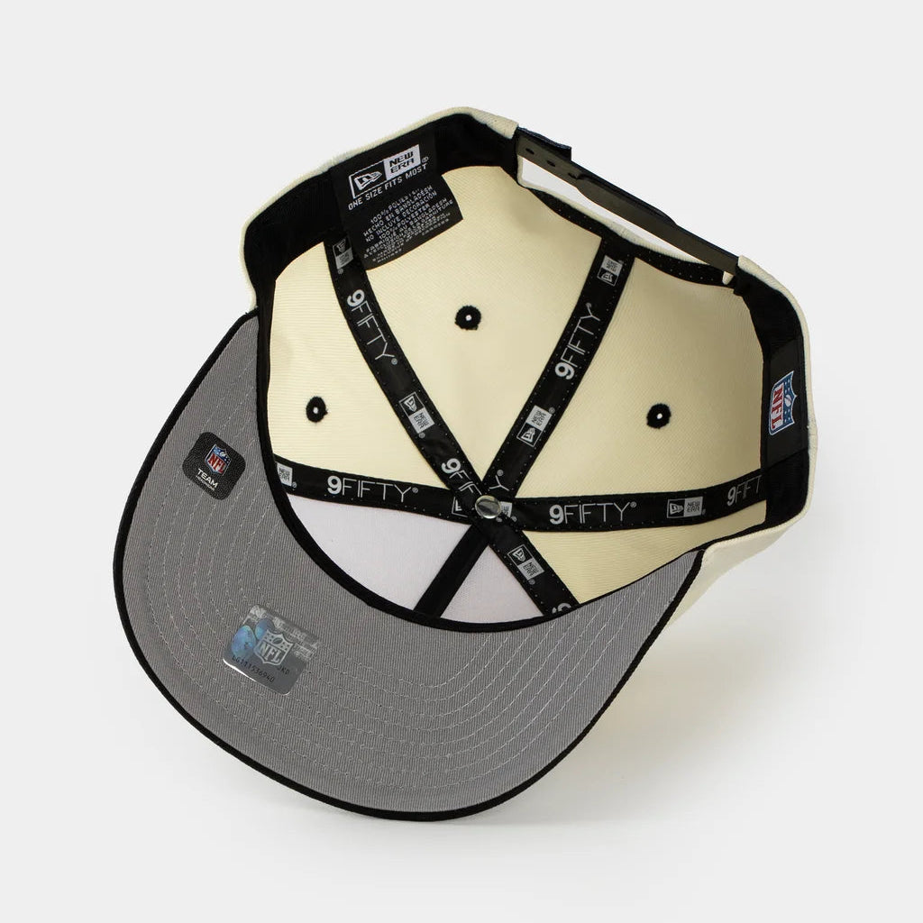 Las Vegas Raiders Two Tone Team Script 9FIFTY A-Frame Snapback