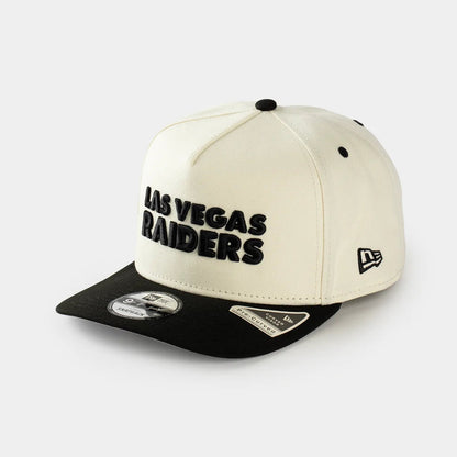 Las Vegas Raiders Two Tone Team Script 9FIFTY A-Frame Snapback
