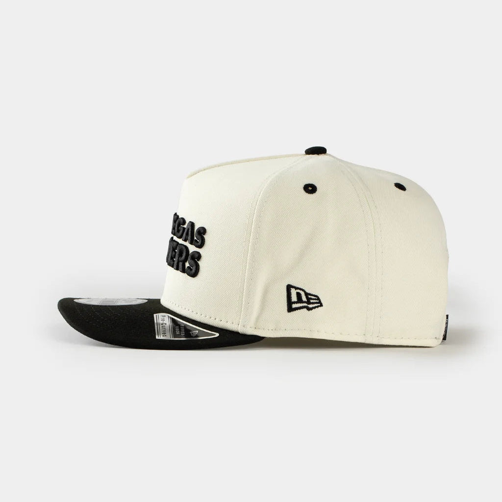 Las Vegas Raiders Two Tone Team Script 9FIFTY A-Frame Snapback