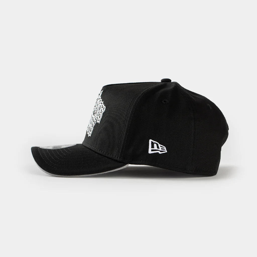 Las Vegas Raiders Team Gothic 9FORTY A-Frame Snapback