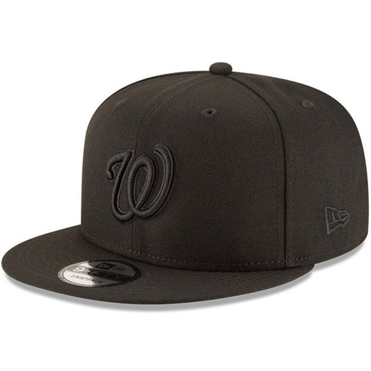 Washington Nationals Negro/Negro 9FIFTY Snapback